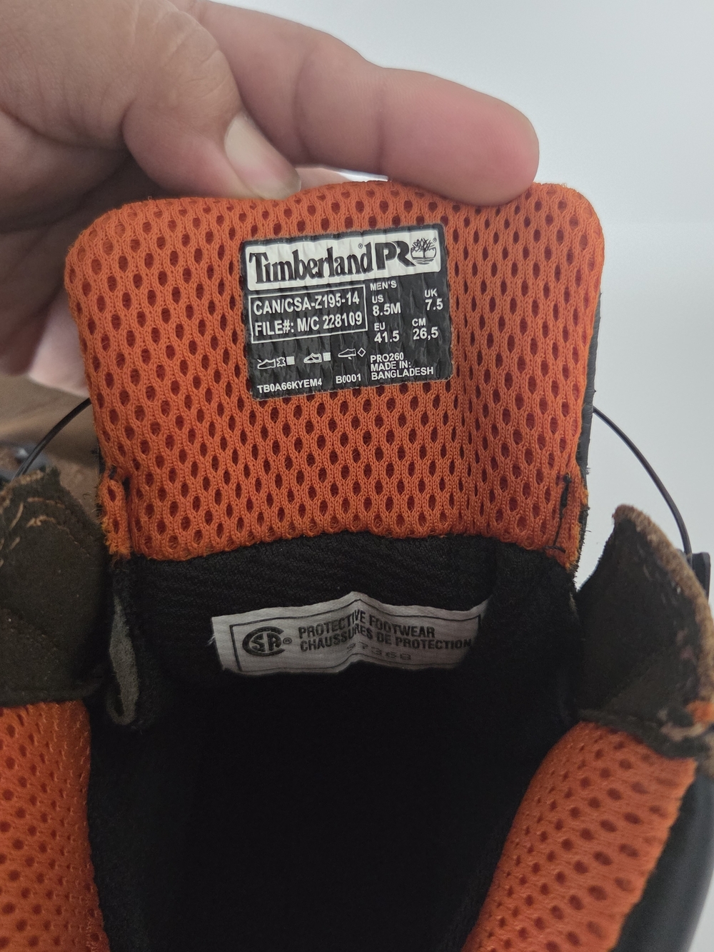 Timberland PRO Boondock 6" Composite Toe Work Boots BOA System Men’s 8.5M - Picture 4 of 8
